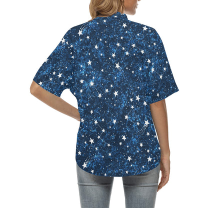 Cosmic Pattern Print Design 05 Women's Hawaiian Shirt