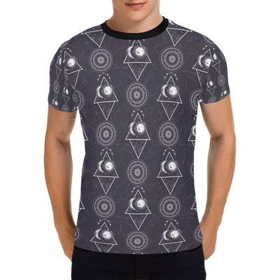 Sun Moon Print Design LKS309 Men's All Over Print T-shirt