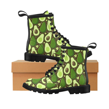 Avocado Pattern Print Design AC04 Women's Boots