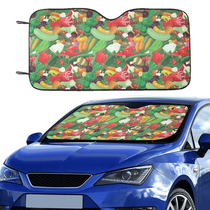 Salad Mix Vegetableprint Design LKS301 Car front Windshield Sun Shade