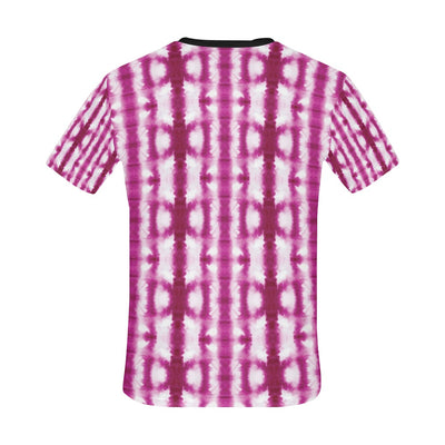 Tie Dye Dark Pink Print Design LKS303 Men's All Over Print T-shirt