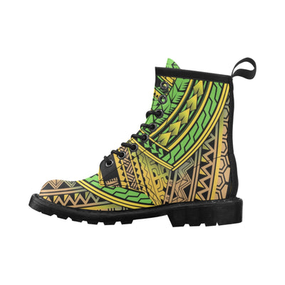 Polynesian Tribal Color Women's Boots