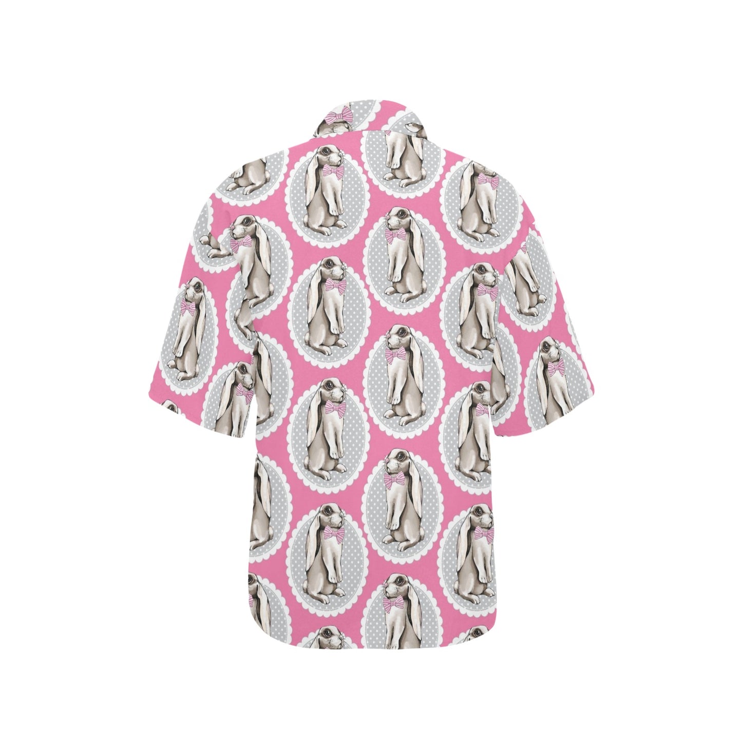 Rabbit Pattern Print Design RB019 Women's Hawaiian Shirt