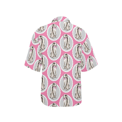 Rabbit Pattern Print Design RB019 Women's Hawaiian Shirt