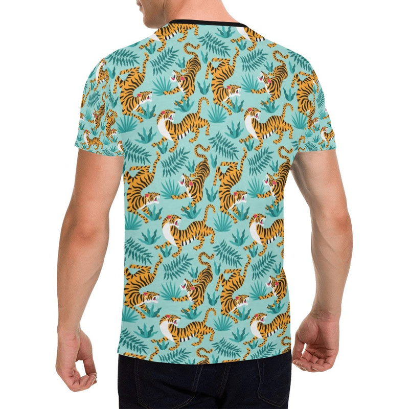 Tiger Print Design LKS304 Men's All Over Print T-shirt