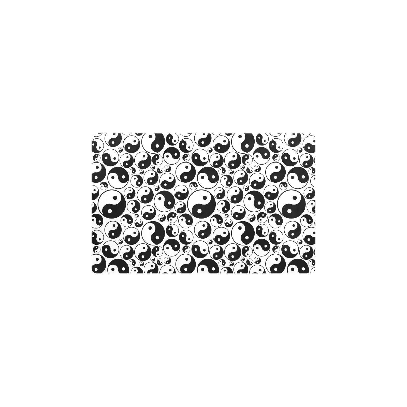 Yin Yang Print Design LKS302 Kitchen Mat