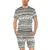 Hand draw Tribal Aztec Men's Romper