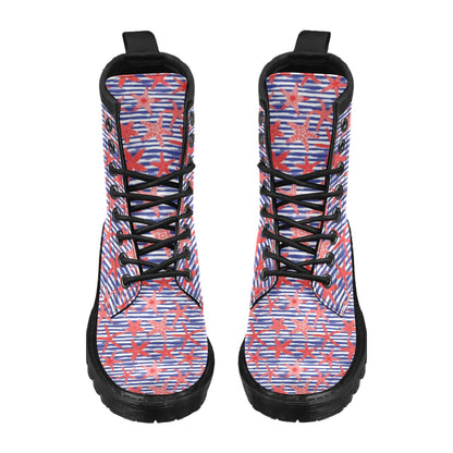Starfish Print Design LKS401 Women's Boots