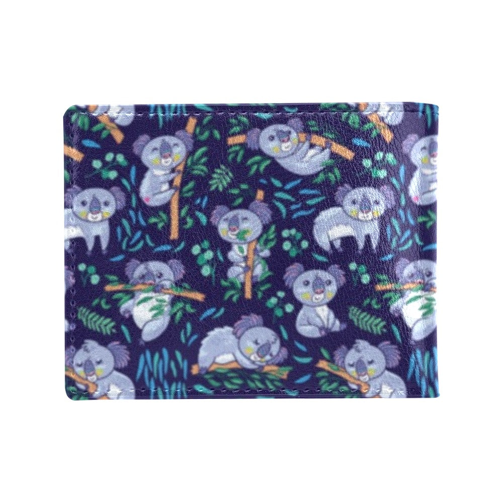 Koala Themed Design Print Men's ID Card Wallet