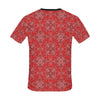 Bandana Red Pattern Print Design LKS3010 Men's All Over Print T-shirt