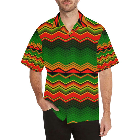 Serape Print Design LKS306 Men's Hawaiian Shirt