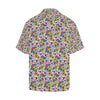 Sugar Skull Print Design LKS307 Men's Hawaiian Shirt