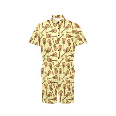 Acoustic Guitar Print Design LKS402 Men's Romper