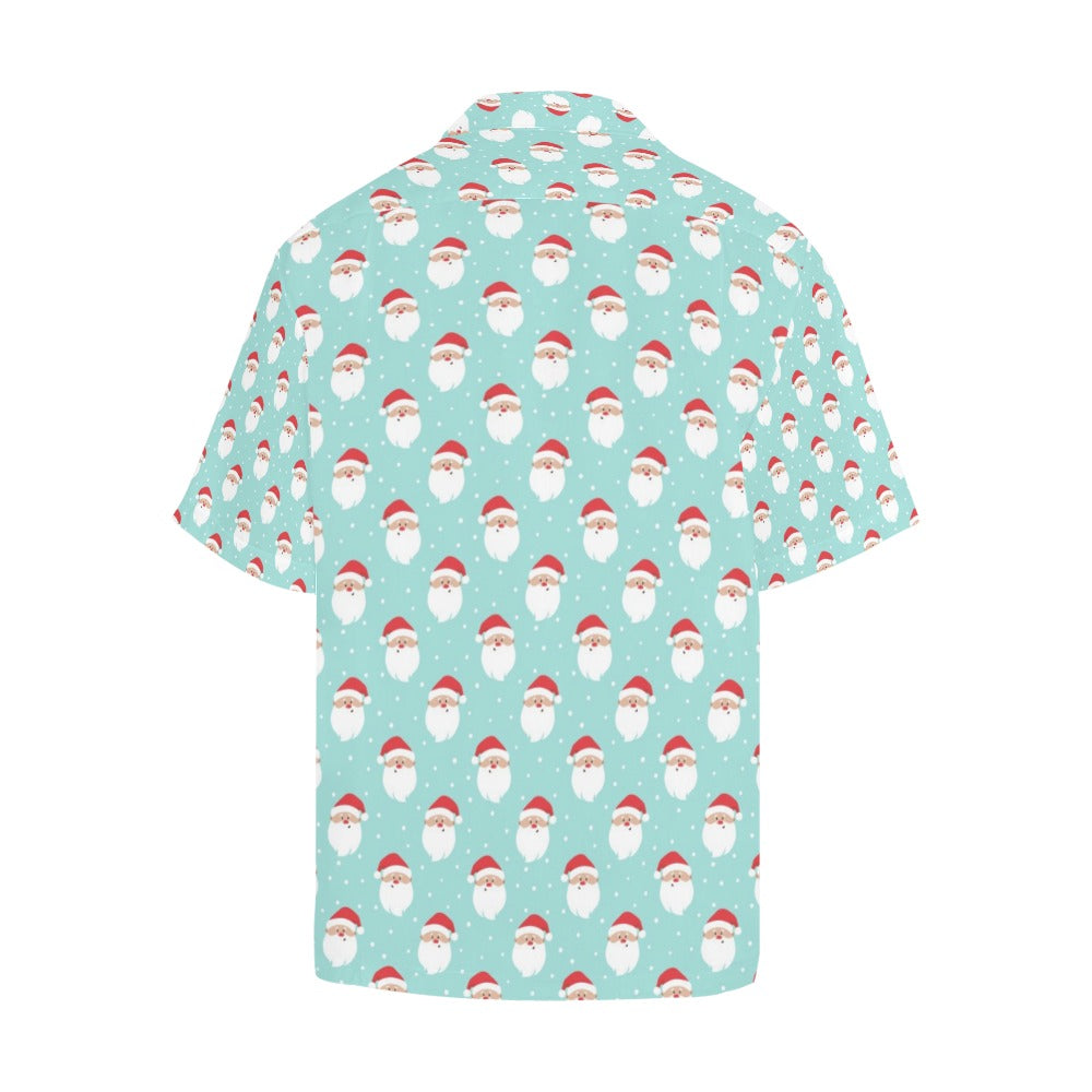 Santa Print Design LKS308 Men's Hawaiian Shirt