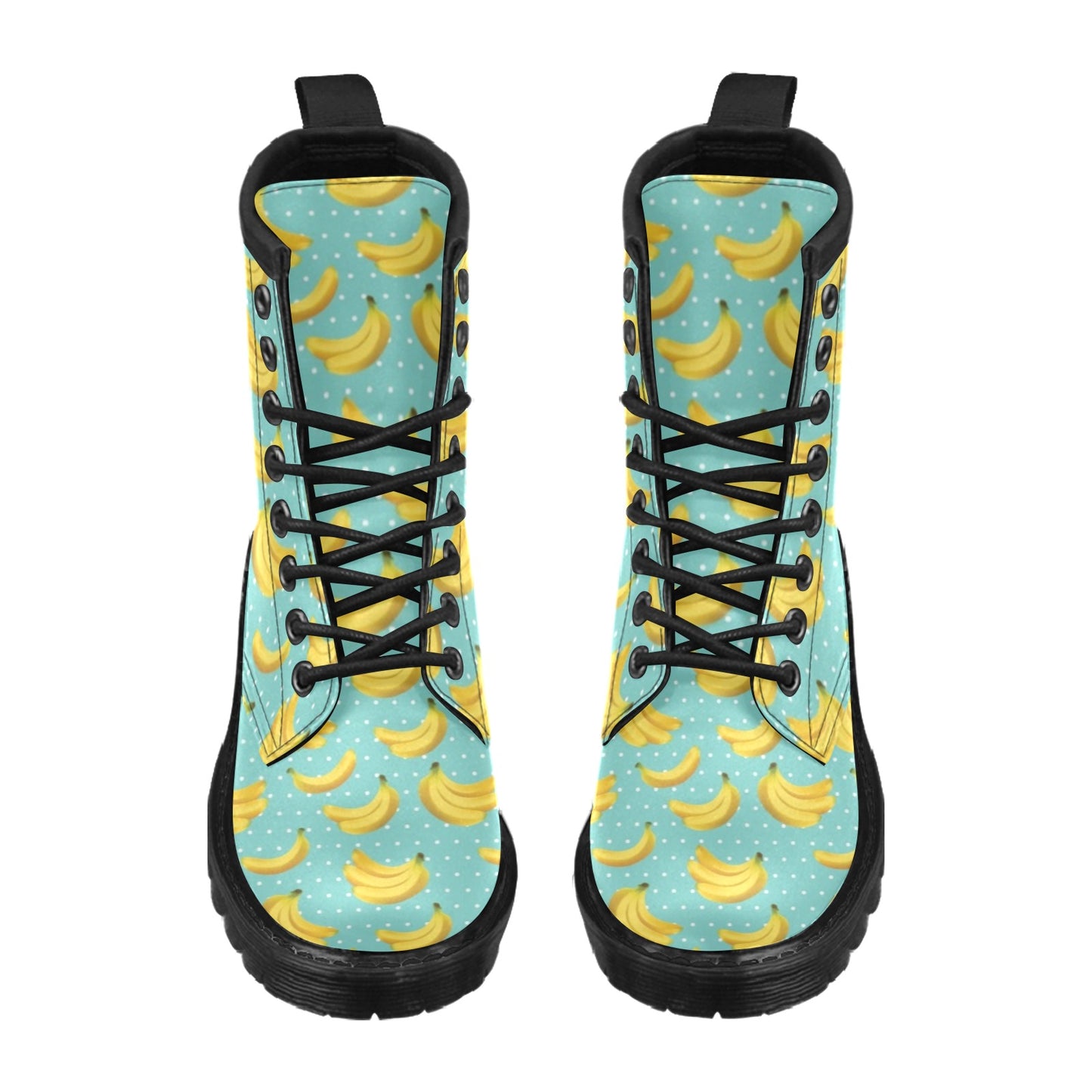 Banana Pattern Print Design BA02 Women's Boots