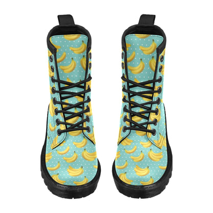 Banana Pattern Print Design BA02 Women's Boots