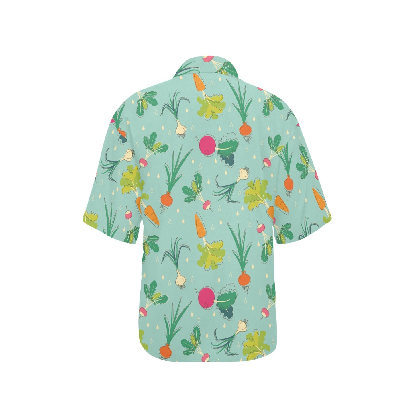 Radish Pattern Print Design A01 Women's Hawaiian Shirt
