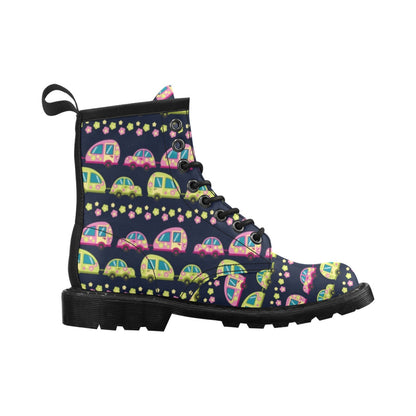 Camper Cute Camping Design No 3 Print Women's Boots