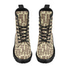 Tiki Brown Mask Print Women's Boots