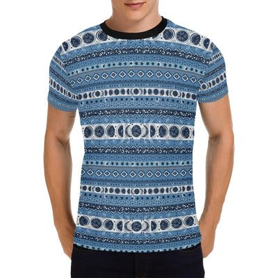 Sun Moon Pattern Print Design LKS306 Men's All Over Print T-shirt