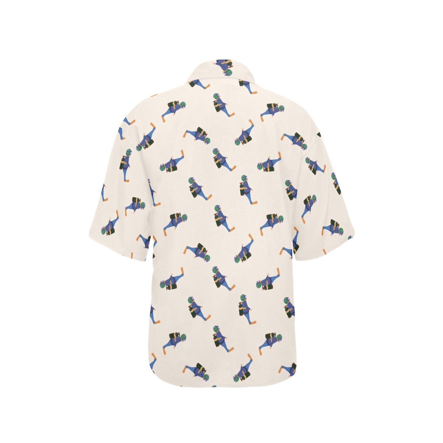 Scuba Driver Print Design LKS301 Women's Hawaiian Shirt