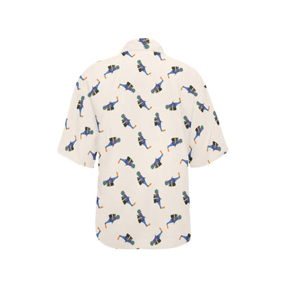 Scuba Driver Print Design LKS301 Women's Hawaiian Shirt