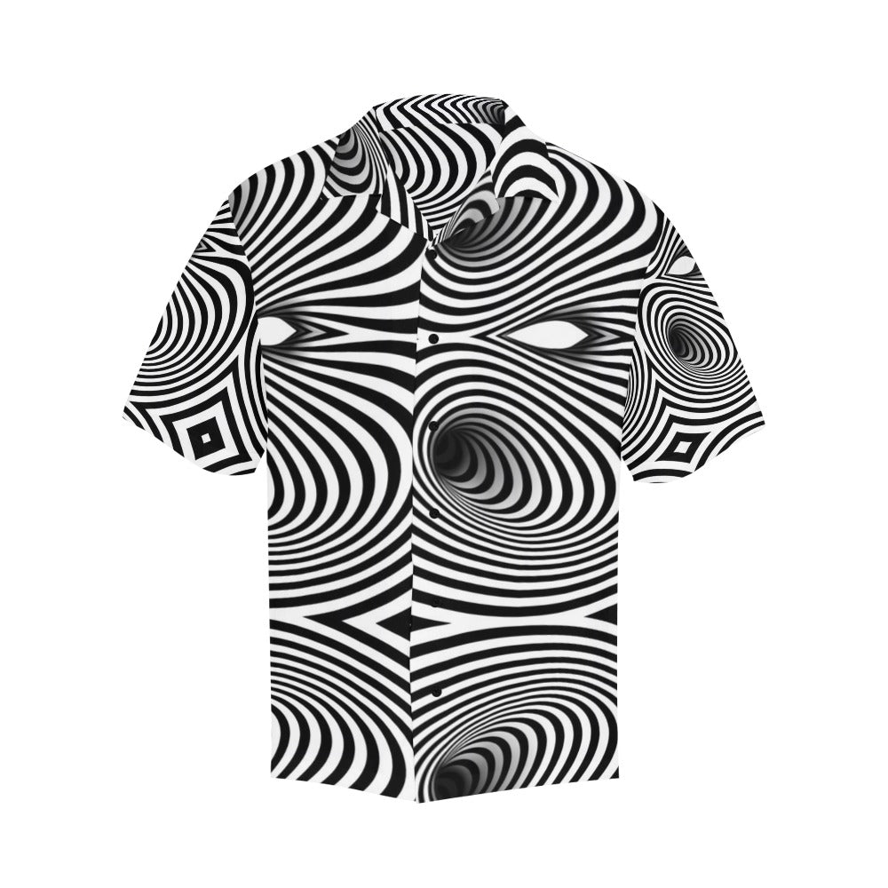 Vortex Print Design LKS303 Men's Hawaiian Shirt