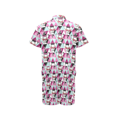 Chihuahua Cute Triangle Pattern Men's Romper