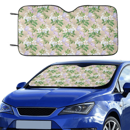 Sampaguita Print Design LKS302 Car front Windshield Sun Shade