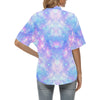 Galaxy Stardust Pastel Color Print Women's Hawaiian Shirt