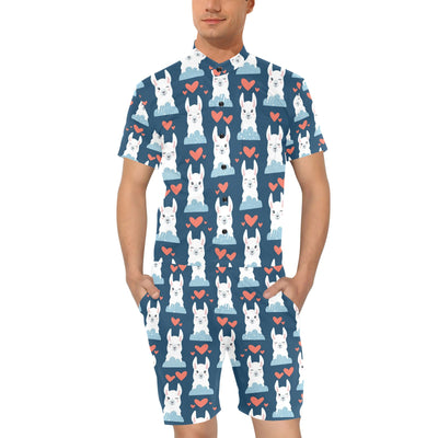 Alpaca Love Pattern Print Design 05 Men's Romper