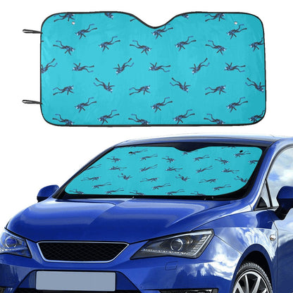 Scuba Driver Print Design LKS304 Car front Windshield Sun Shade