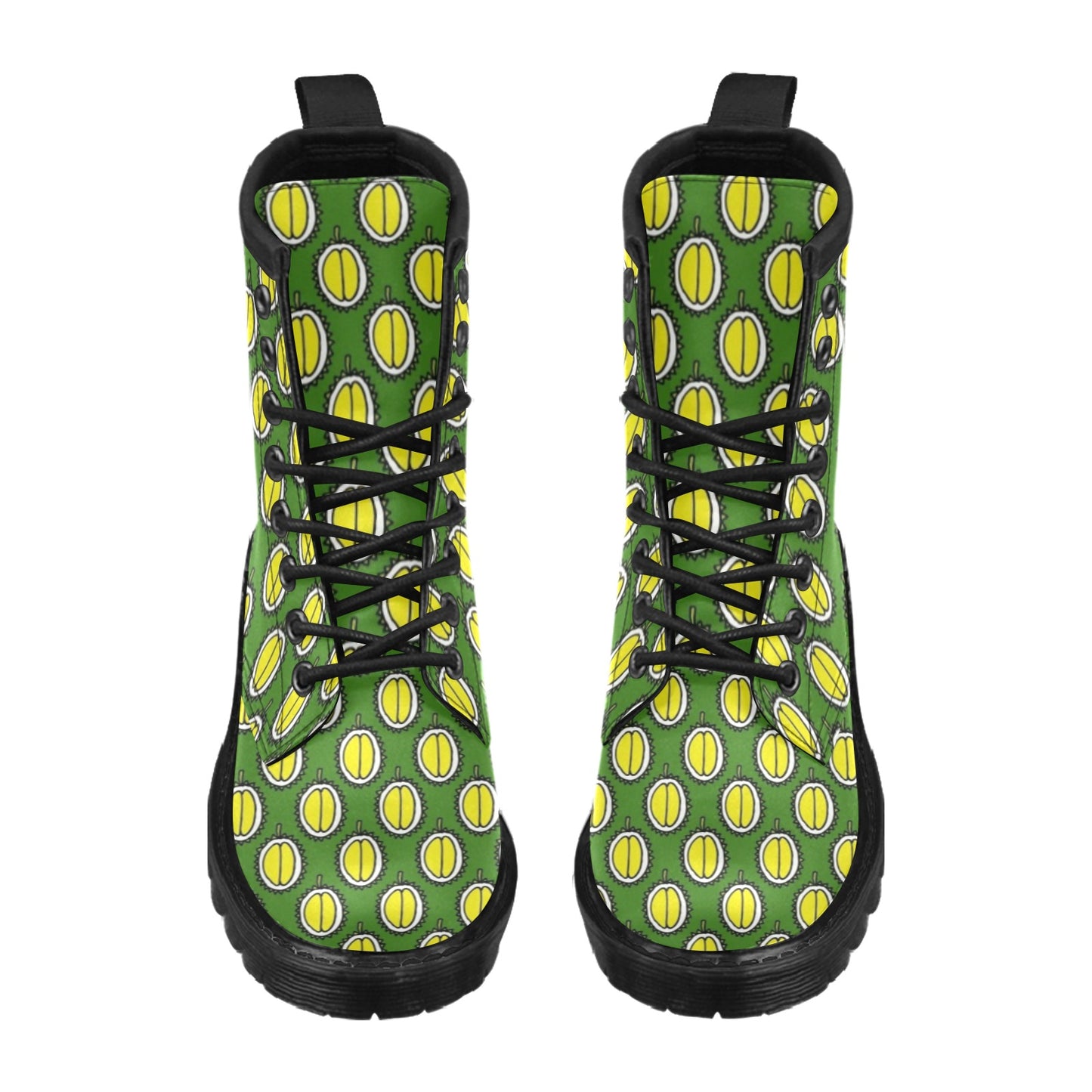 Durian Pattern Print Design DR01 Women's Boots