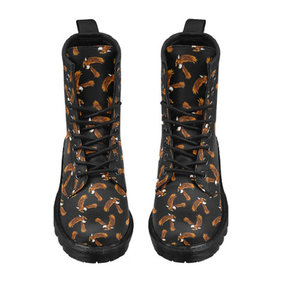 Eagles Print Pattern Women's Boots