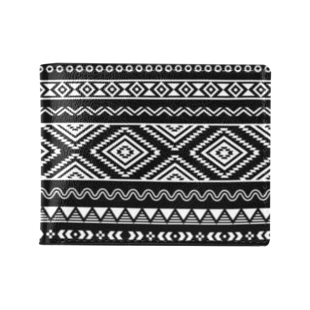 Tribal Pattern Print Design LKS301 Men's ID Card Wallet