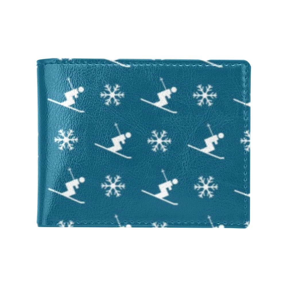 Ski Print Design LKS301 Men's ID Card Wallet