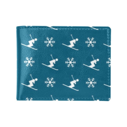 Ski Print Design LKS301 Men's ID Card Wallet