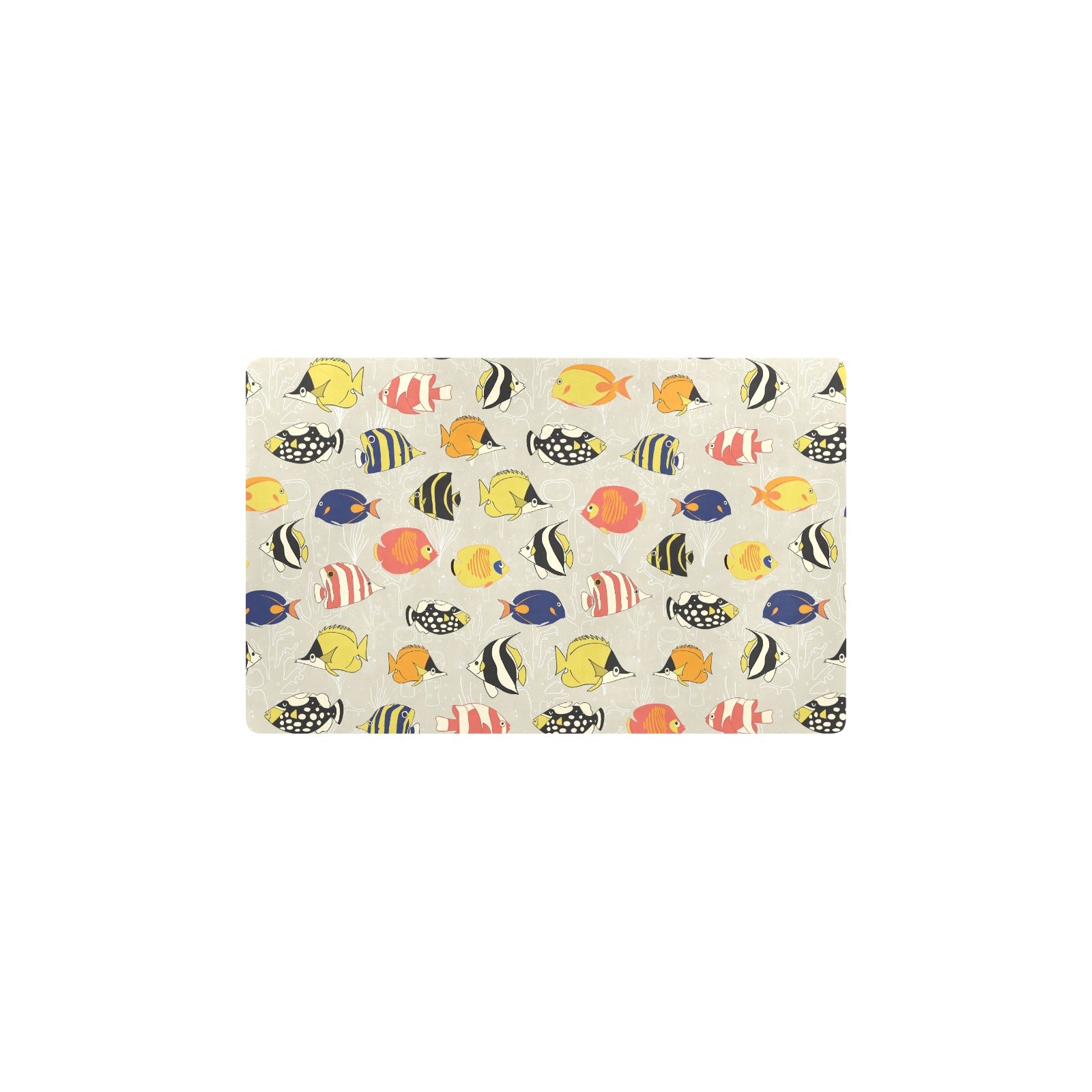 Angelfish Print Design LKS401 Kitchen Mat