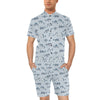 Shark Print Design LKS304 Men's Romper