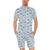 Shark Print Design LKS304 Men's Romper