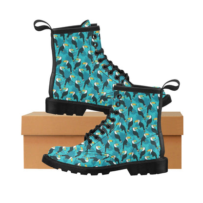 Toucan Parrot Pattern Print Women's Boots