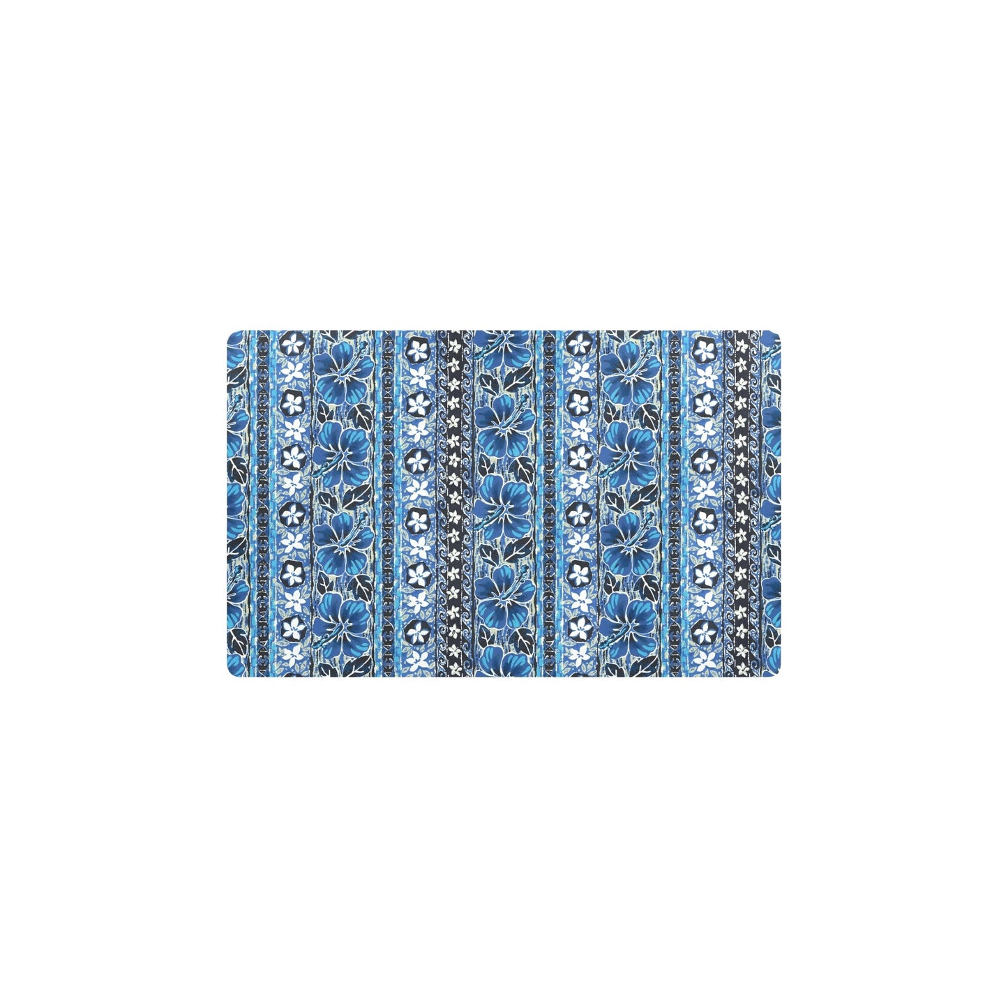 Hawaiian Themed Pattern Print Design H012 Kitchen Mat