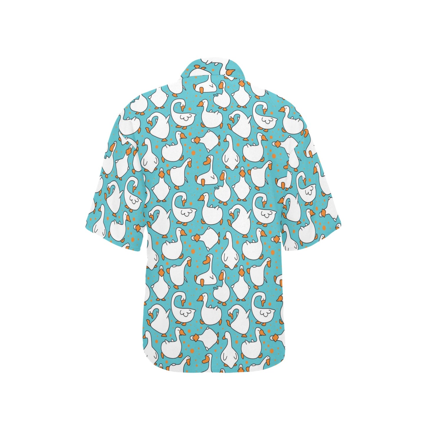 Goose Print Design LKS403 Women's Hawaiian Shirt