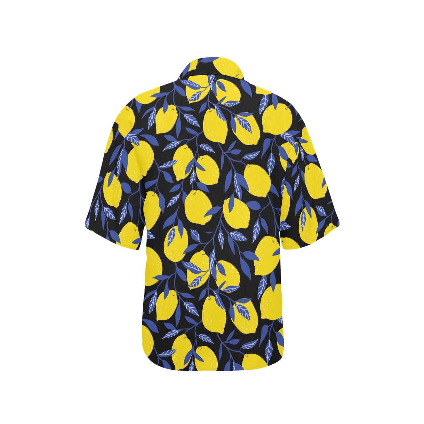 Lemon Pattern Print Design LM01 Women's Hawaiian Shirt