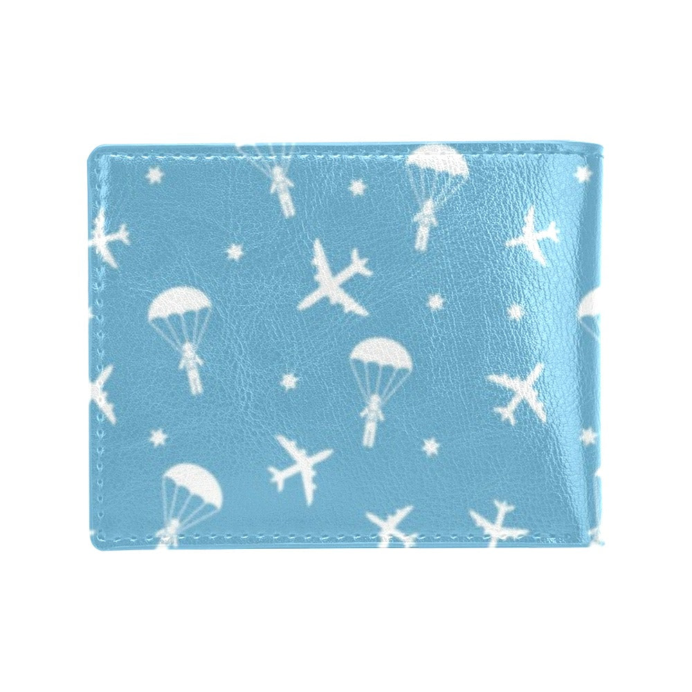 Skydiver Print Design LKS303 Men's ID Card Wallet