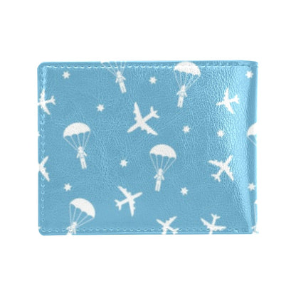 Skydiver Print Design LKS303 Men's ID Card Wallet