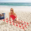 Tomato Print Design LKS308 Beach Towel 32" x 71"