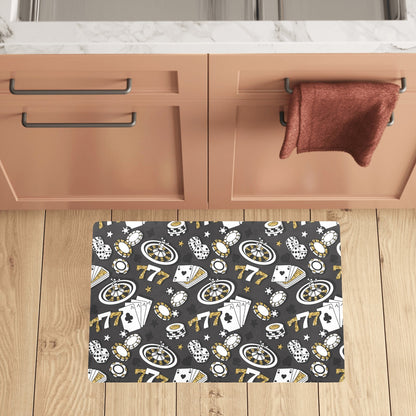 Casino Pattern Print Design 05 Kitchen Mat