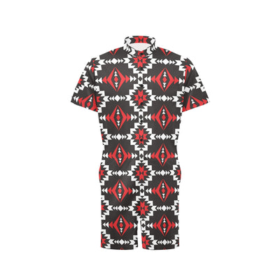 Navajo Pattern Print Design A02 Men's Romper