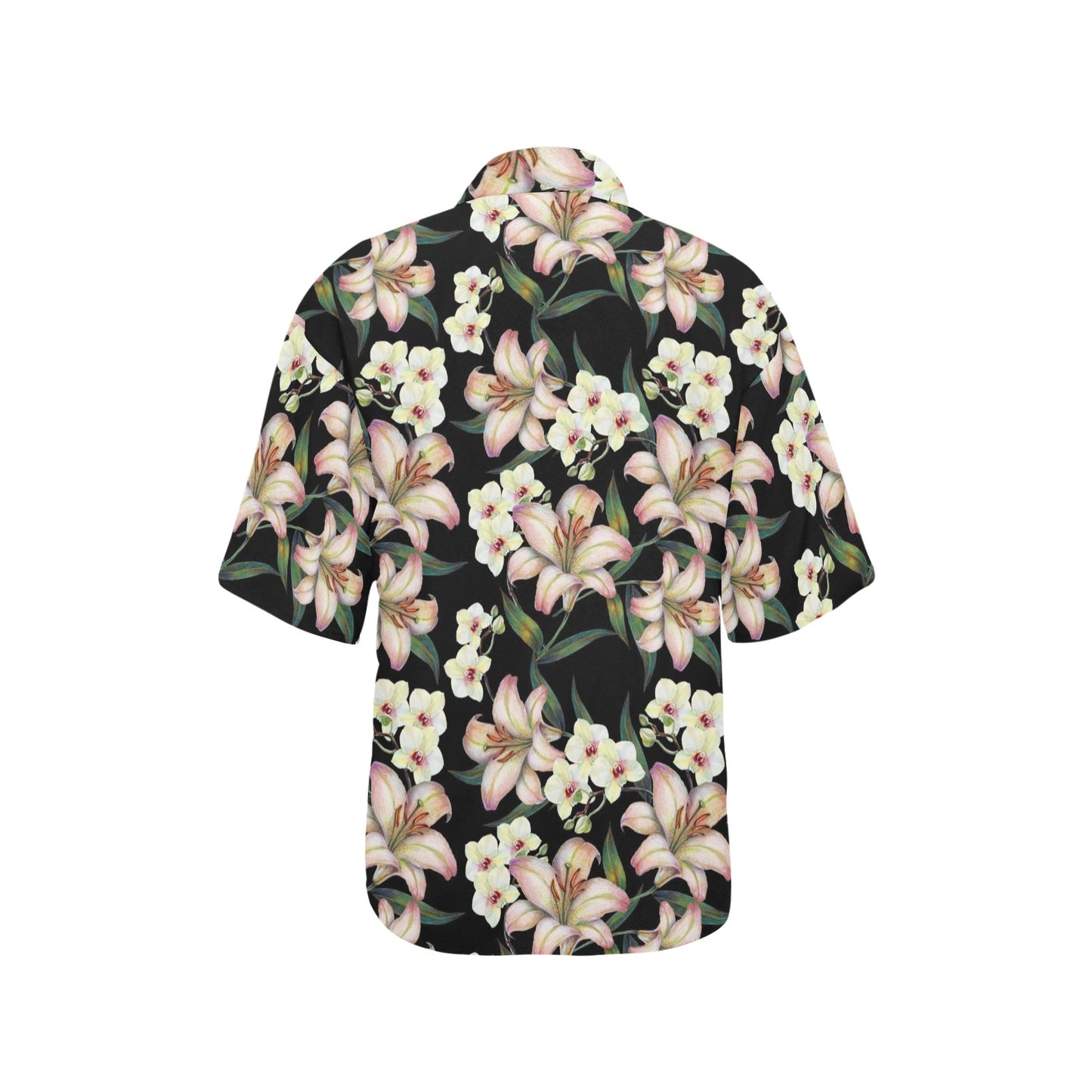 Lily Pattern Print Design LY03 Women's Hawaiian Shirt